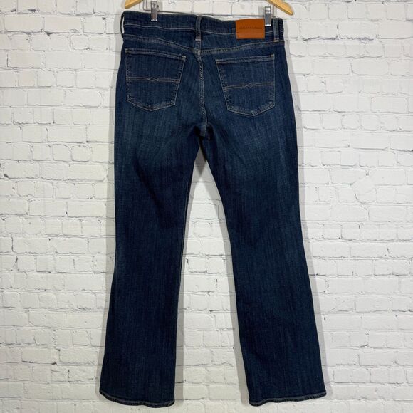 Lucky Brand Jeans Women Size 31 R Blue Sweet Mid Rise Boot Cut Dark Blue Western - Picture 2 of 16